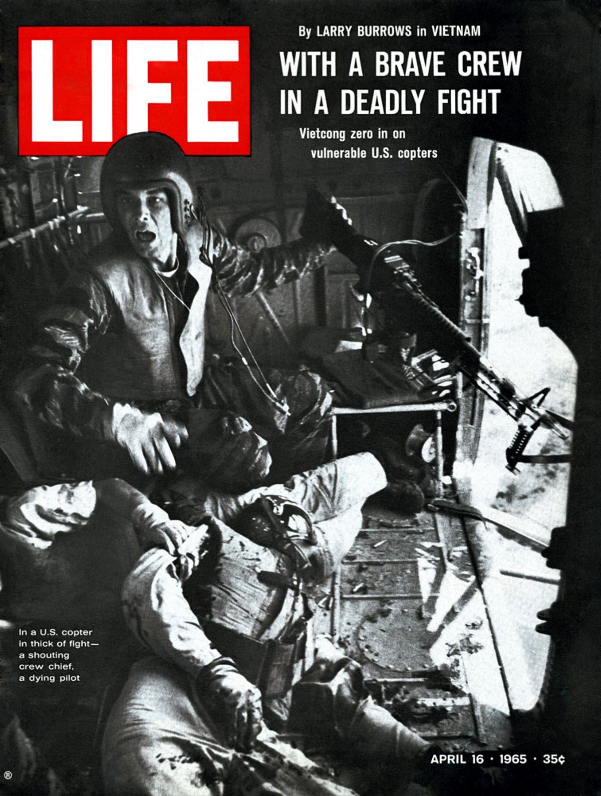 couverture de life par larry burrows, photographe de guerre du vietnam