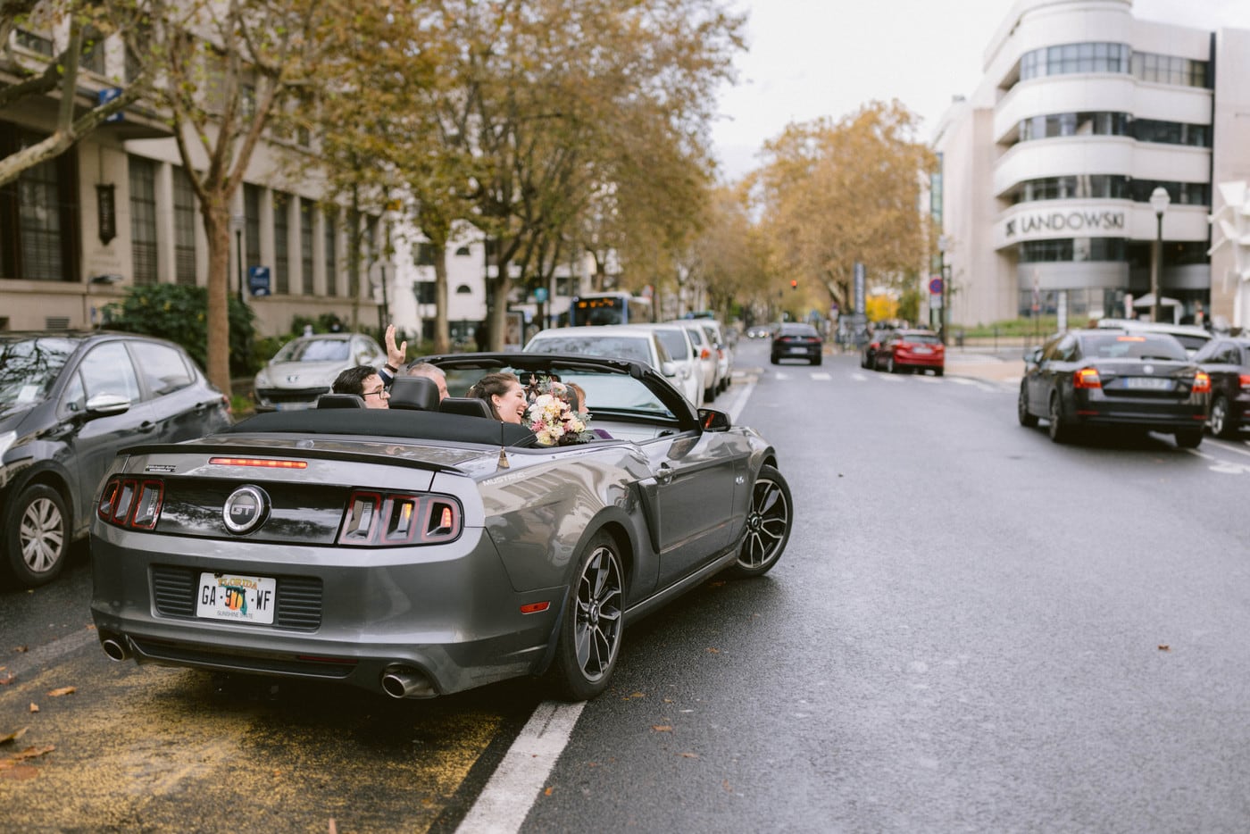 voiture mustang mariage boulogne billancourt